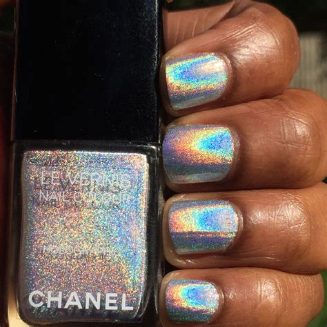 chanel hologram nail polish|Chanel holographic nail polish lemming.